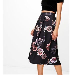 Floral Midi Skirt